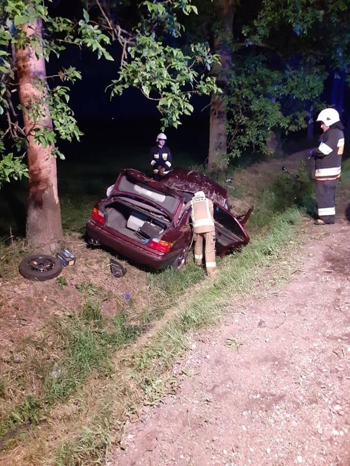 Wypadek w Dylewie. 8.06.2020. Sprawca uciekł z miejsca zdarzenia. Zdjęcia