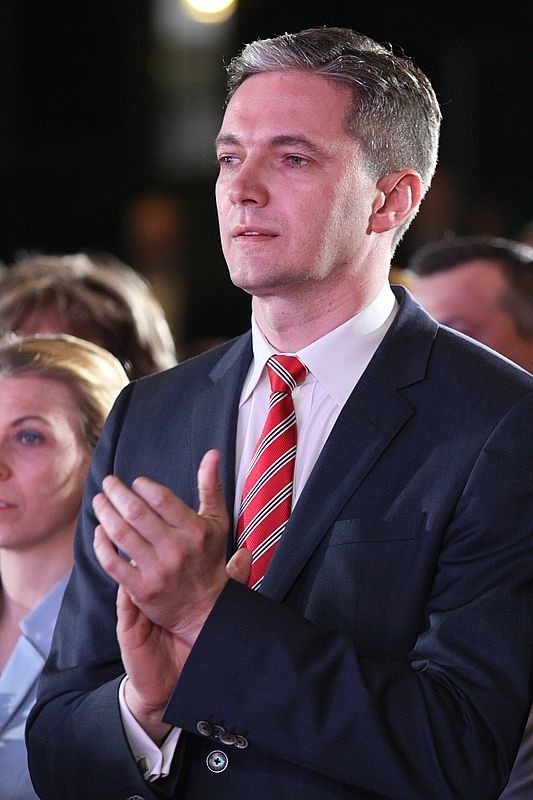 Wieczór wyborczy Adama Jarubasa w Kielcach