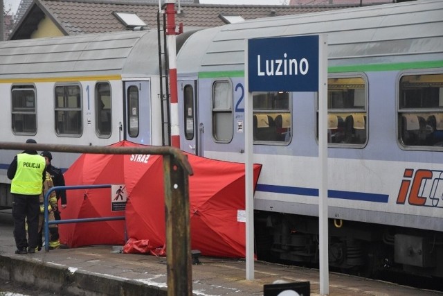 Śmiertelny wypadek w Luzinie. Mężczyzna został potrącony przez pociąg