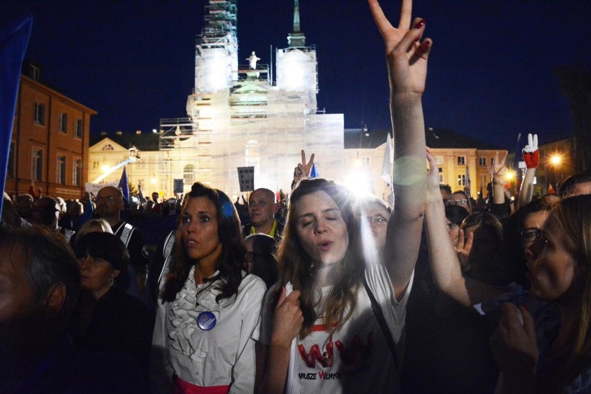 Protest w obronie Sądu Najwyższego