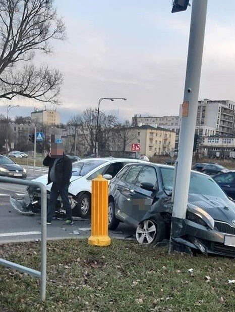 Lublin: Kolizja na skrzyżowaniu Północnej i Kompozytorów