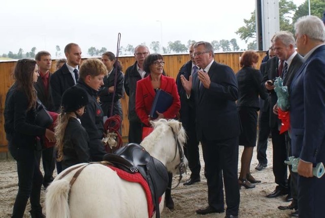 Prezydent Bronisław Komorowski w Zakrzowie.