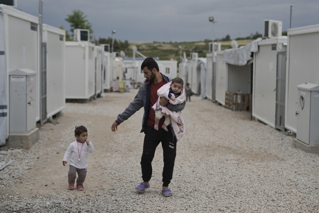 Obóz dla uchodźców w Syrii