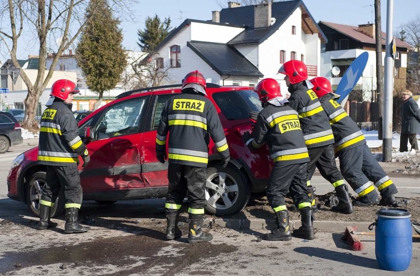 Wypadek w Koszalinie przy ul. Zwycięstwa.