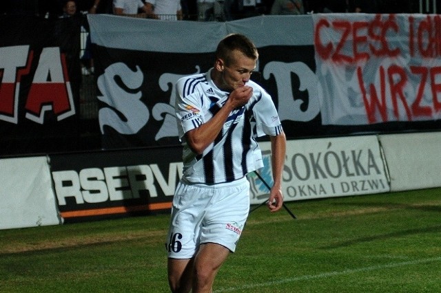 Bartosz Szeliga strzelił pierwszą bramkę dla Sandecji
