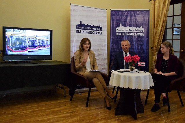 Z dziennikarzami w Medical SPA w Inowrocłąwiu spotkali się Ewa Witkowska, Zuzanna Kowalska i Ryszard Brejza