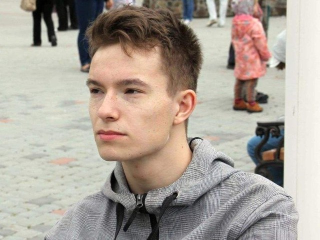 Konrad Topolski - uczeń klasy drugiej Publicznego Liceum Ogólnokształcącego w Zaklikowie.