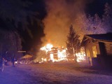 Pożar restauracji w Cichowie w powiecie kościańskim. Budynek spłonął doszczętnie. Zobacz zdjęcia
