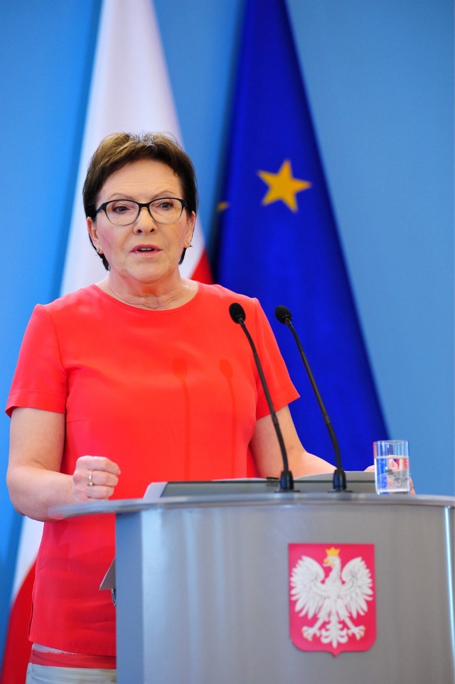 Premier Ewa Kopacz.