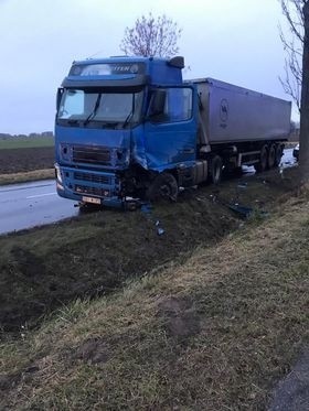Wypadek na trasie Łapy - Płonka Kościelna