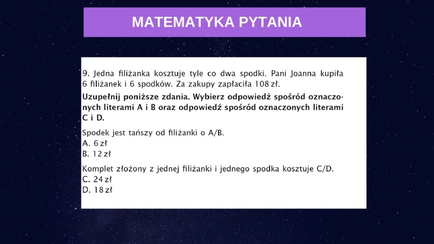 Egzamin ósmoklasisty 2019. [3.11] Matematyka - test próbny ósmoklasisty z Gdańskim Wydawnictwem Oświatowym