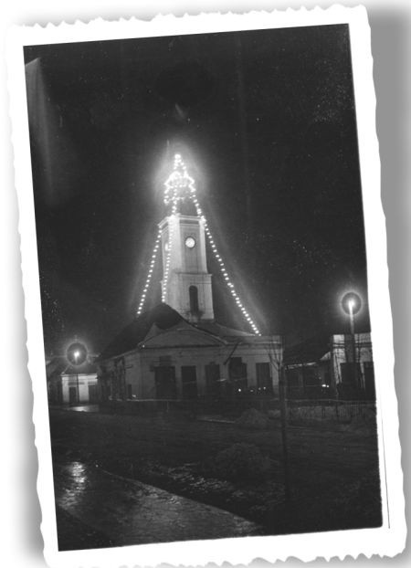 Ratusz jak choinka &#8211; ok. 1930 r. Fot. ze zbiorów Muzeum Podlaskiego w Białymstoku