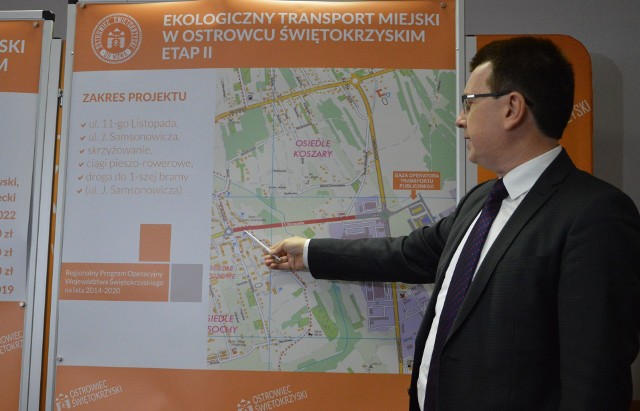 Prezydent Ostrowca Jarosław Górczyński opowiedział o założeniach projektu.