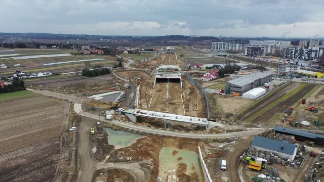 Budowa węzła w Batowicach w ramach Północnej Obwodnicy Krakowa