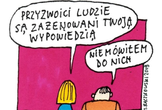 Tak rysuje Marek Raczkowski.