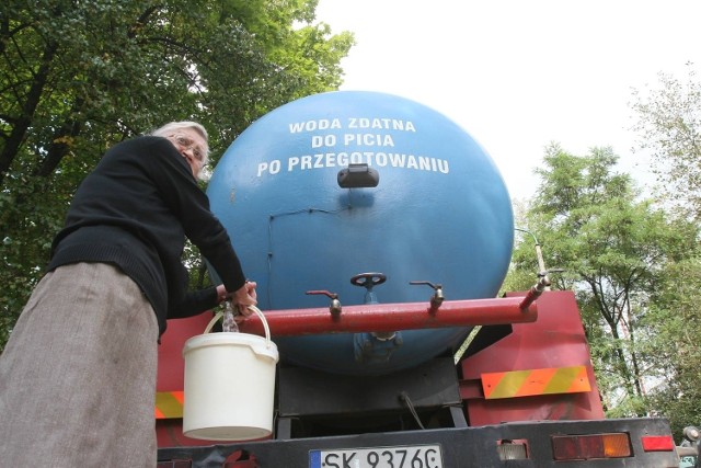 Mieszkańcom Katowic zostanie zapewniona woda z beczkowozu