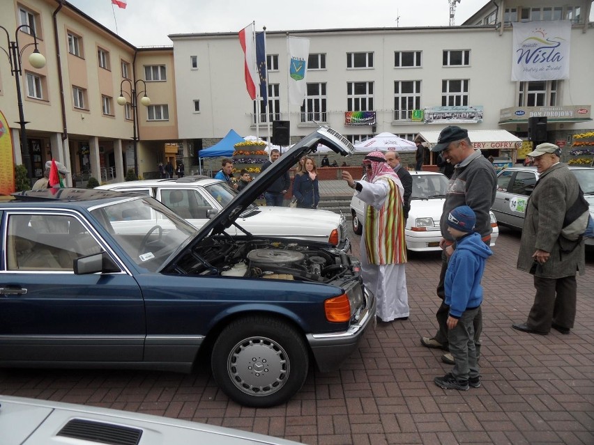 Zjazd samochodów zabytkowych w Wiśle