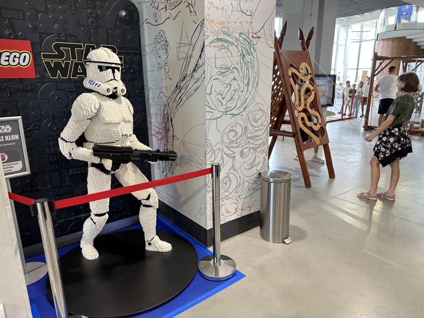 Finał wystawy LEGO StarWars w Centrum Nauki Leonardo da Vinci w Podzamczu. Można zbudować ponad 2-metrowego Dartha Vadera