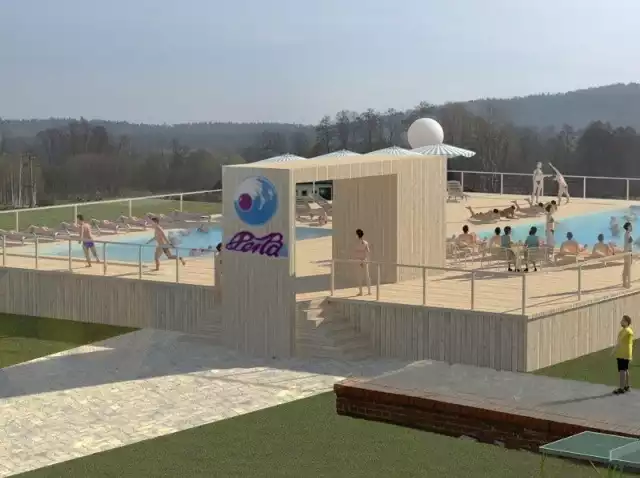 Już w czerwcu mieszkańcy Sitkówki-Nowin będą mogli wykąpać się w odkrytych basenach. Tak będą wyglądały.