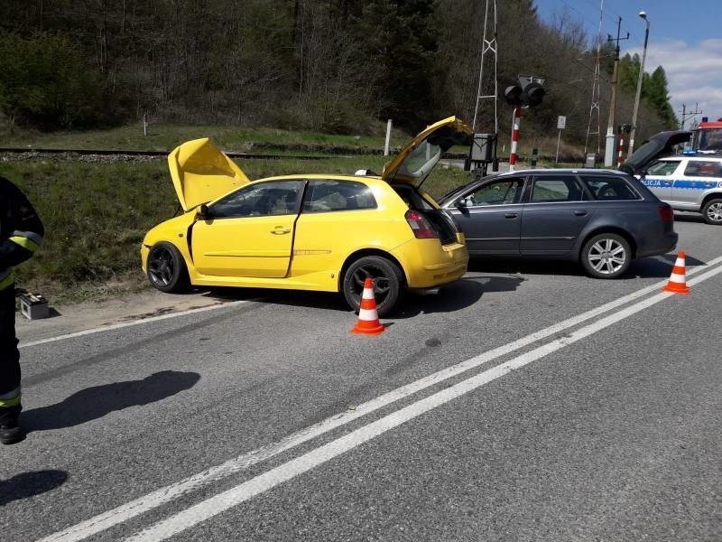 Wypadek na DK 87 w Barcicach