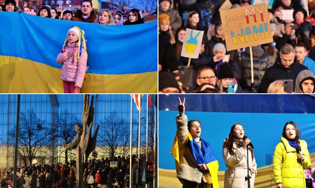 Tłumy na wielkiej manifestacji poparcia dla Ukrainy w Szczecinie!