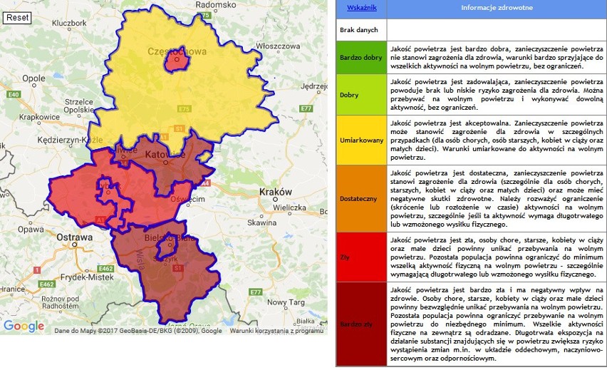 Smog i słońce - taka to będzie niedziela