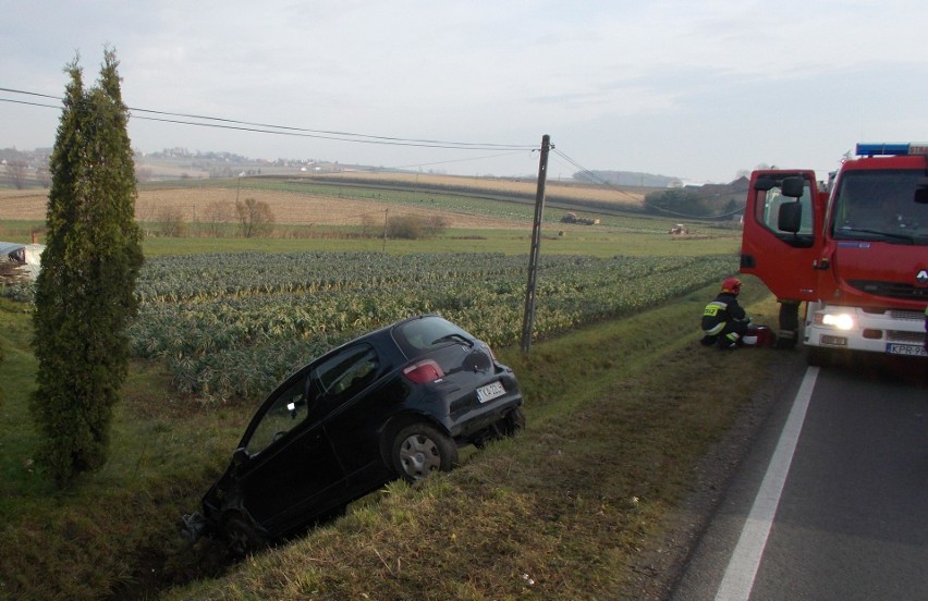 Wypadek w Łyszkowicach