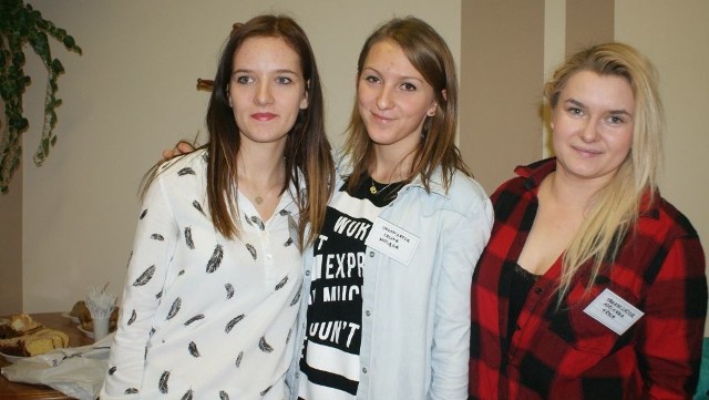 Organizatorki imprezy - Natalia Łobocka, Celina Kotlęga i Adrianna Fryca
