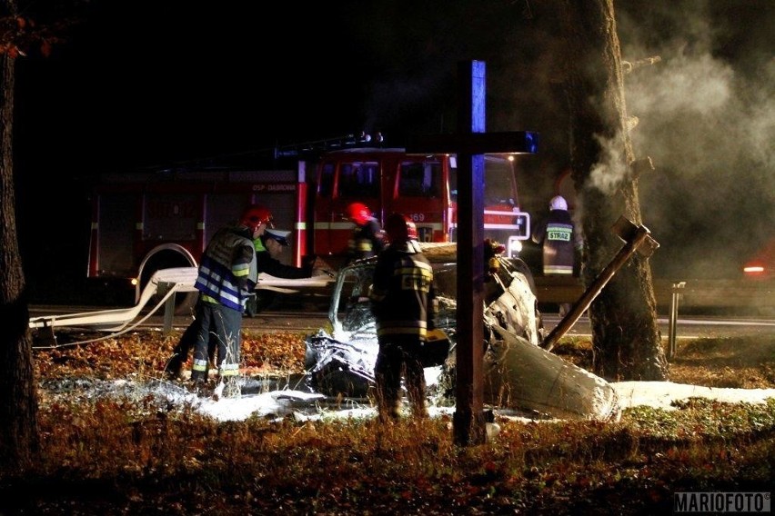 Do wypadku doszło po godz. 18 na DK 46.