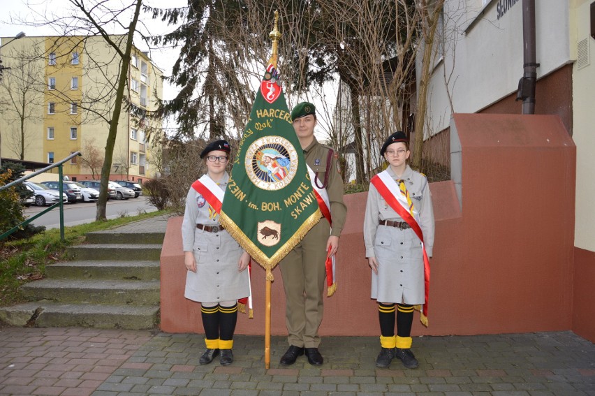 Skawina. Kazimierz Dymanus i Janusz Morawski z Orderem Rycerskim św. Sebastiana od członka portugalskiej rodziny królewskiej