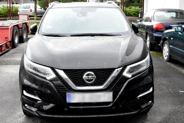 Nissan qashqai zatrzymany w Korczowej miał przebite numery seryjne VIN.