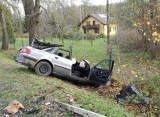 Śmiertelny wypadek w Woli Łagowskiej. Nie żyje kobieta kierująca osobówką