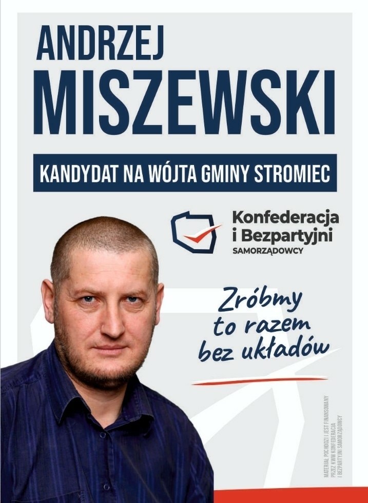 Wybory 2024. Andrzej Miszewski, kandydat na wójta gminy Stromiec bez tajemnic. Jest rolnikiem i hoduje kozy