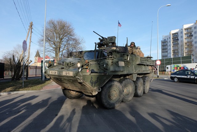 Amerykańscy żołnierze wczoraj wjechali do Białegostoku. Liczącą 1800 kilometrów trasę mają pokonać w 11 dni