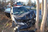 Śmiertelne potrącenie kobiety w Gdańsku. Rozpędzone auto z pijanym kierowcą uderzyło pieszą, a później w drzewo? Wypadek w Gdańsku, 2.04 