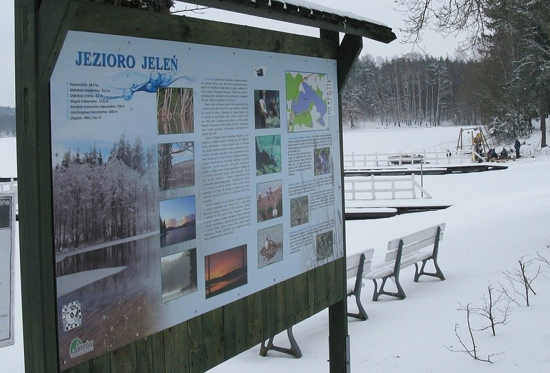 Budowa promenady nad jeziorem Jeleń w Bytowie