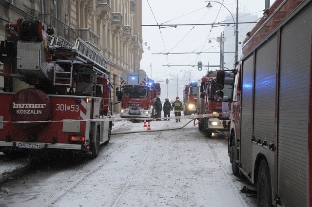 Pożar w kamienicy przy ul. Kilińskiego