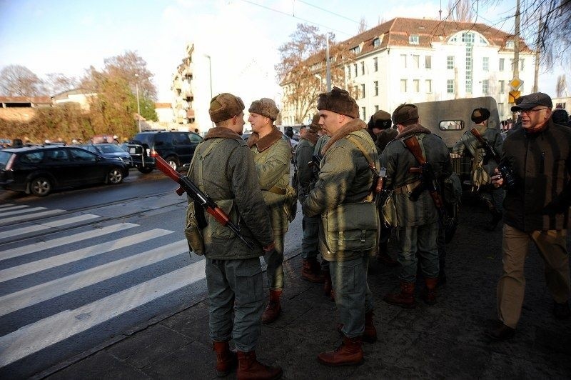 Pacyfikacja szczecińskiej stoczni: inscenizacja