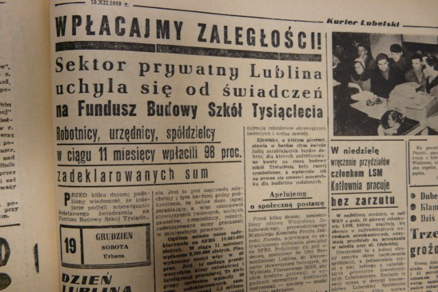 Kurier Lubelski z 19 grudnia 1959 roku.