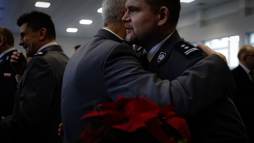 Tak wyglądało wspólne spotkanie wigilijne służb mundurowych...