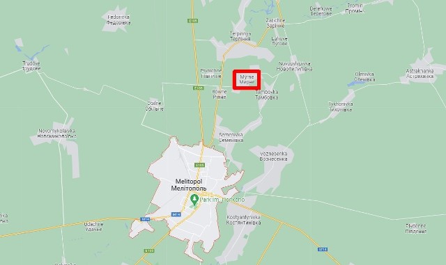 Mieszkańcy okolic wsi Myrne donosili, że słyszeli około 25 eksplozji