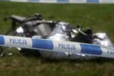 Śmiertelny wypadek motoparalotniarza w Tuszynie. 33-letni łodzianin spadł z kilkudziesięciu metrów