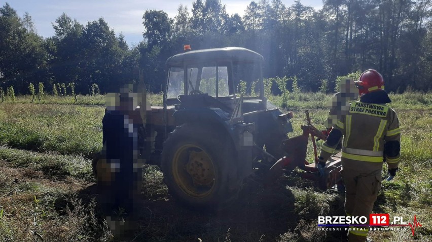 Do wypadku traktorzysty doszło we wsi Pojawie w gm....