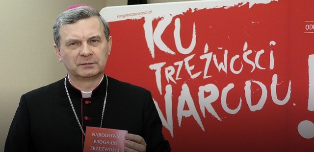 Biskup Tadeusz Bronakowski, przewodniczący Zespołu KEP ds. Apostolstwa Trzeźwości.