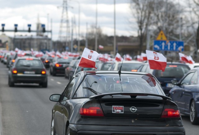 W ostatnią niedzielę przez Lublin przejechała kawalkada około 220 aut.