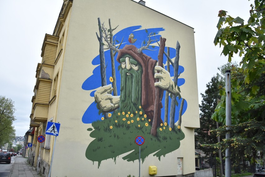 Mural Marcina „Malika” Malickiego przy ul. Cieszyńskiej w...