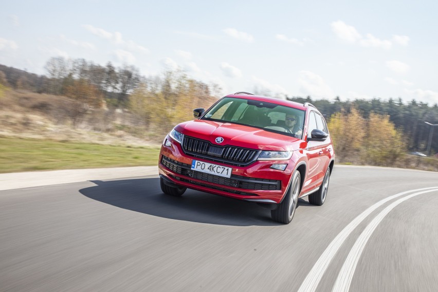 Skoda Kodiaq, który jest w naszym półrocznym teście...