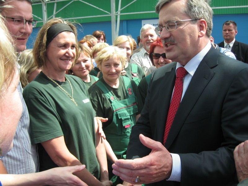 Marszałek Komorowski spotkał się także z załogą Hart SM