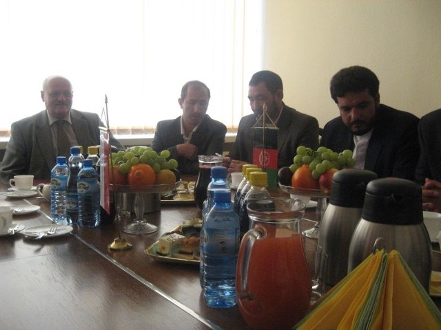 Z gośćmi z Afganistanu spotkał się dziś wicewojewoda Jan Świrepo