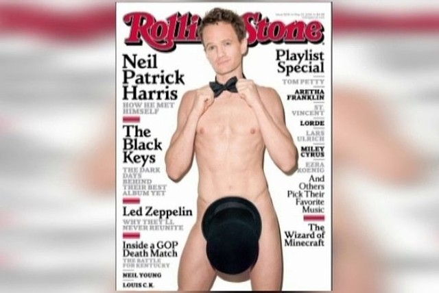 Neil Patrick Harris na okładce "Rolling Stone" (fot. CNN Newsource/x-news)